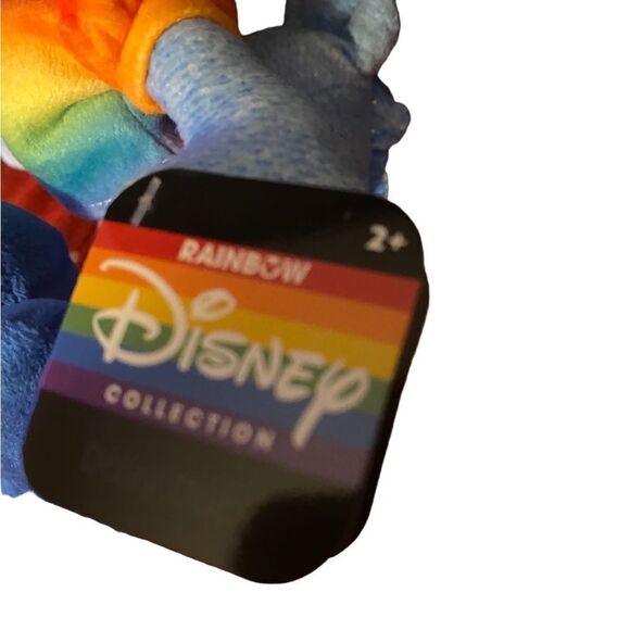 Disney, NWT Daisy, duck rainbow collection, pride 8 inches - Picture 4 of 4